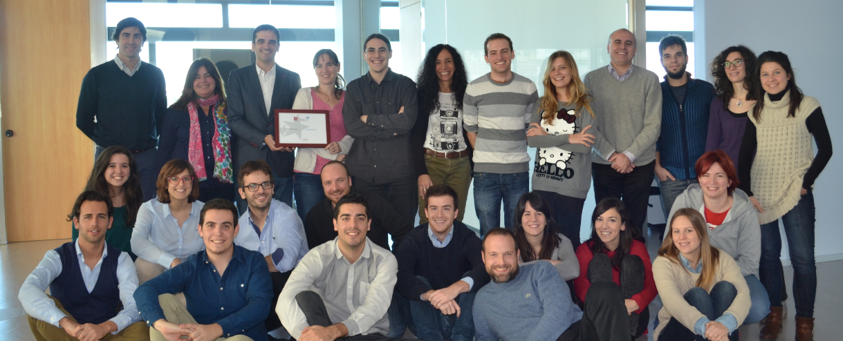 Cyberclick Group, 1st BestWorkplaces Pymes 2014 of Spain